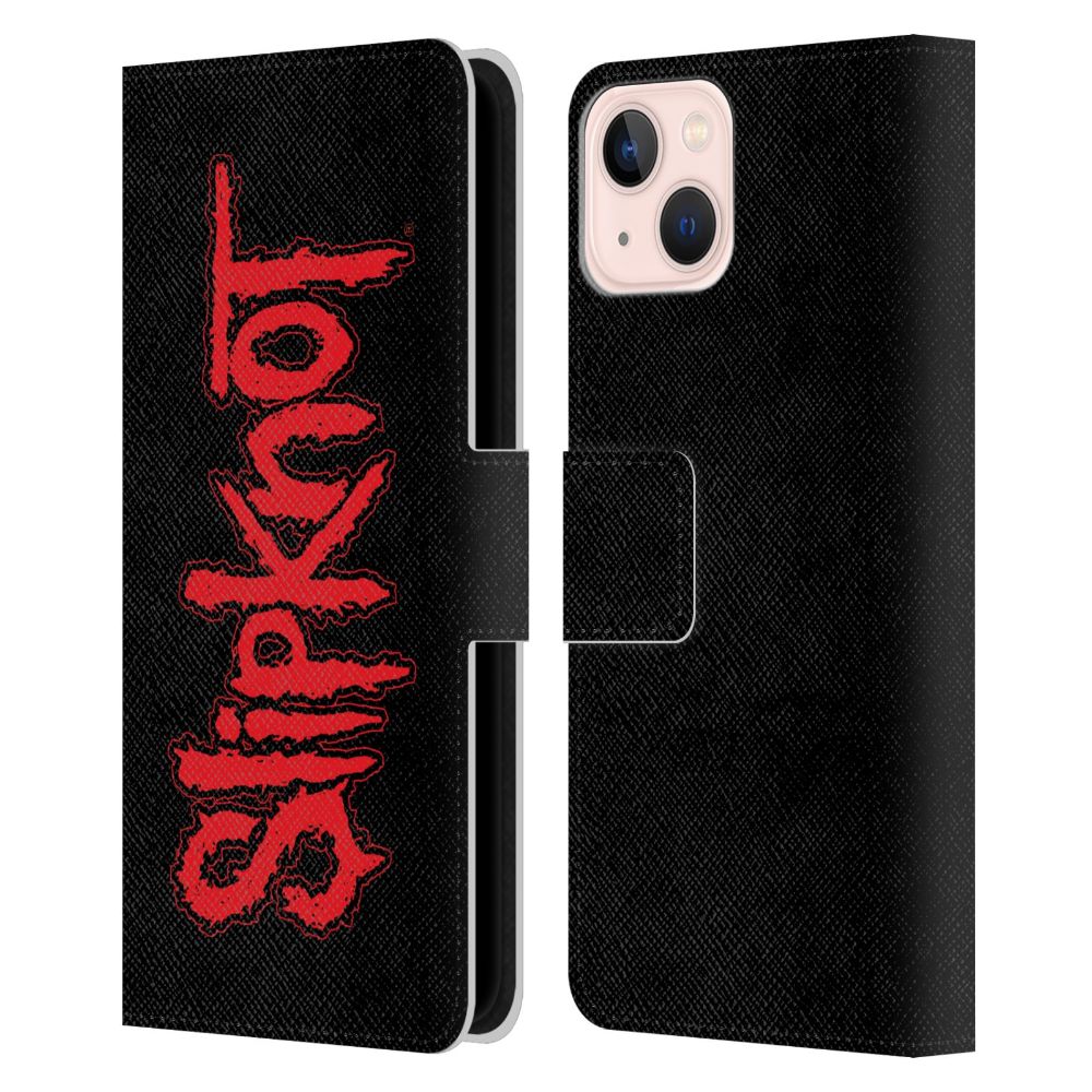 SLIPKNOT スリップノット (結成 30周年 ) - Text レザー手帳型 / Apple iPhoneケース - PGS
